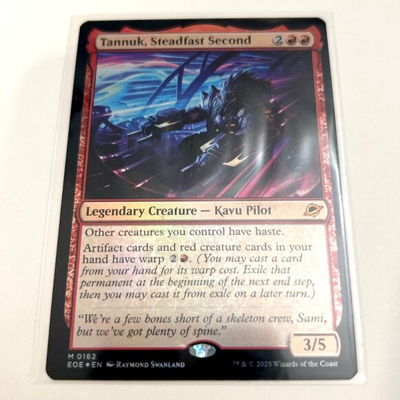 TANNUK, STEADFAST SECOND FOIL Edge of Eternities Pack Fresh Mint MTG - Picture 3 of 3